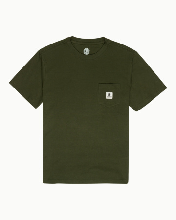 Футболка BASIC Pocket LBL (Мужской; L (50); forest night)